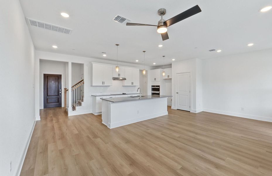 Furnished interior view inside a new home in Northpoint at Old Settlers, Round Rock (Image 6).