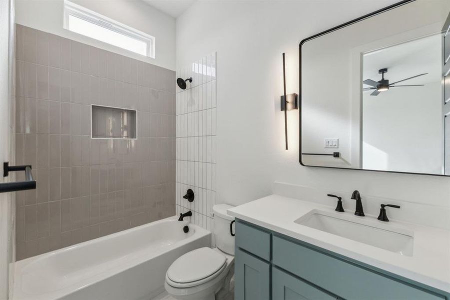 Furnished interior view inside a new home in , Midlothian (Image 4). Furnished interior view inside a new home in , Midlothian (Image 4).