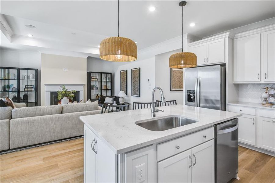 Furnished interior view inside a new home in Sun City Peachtree, Griffin (Image 15).