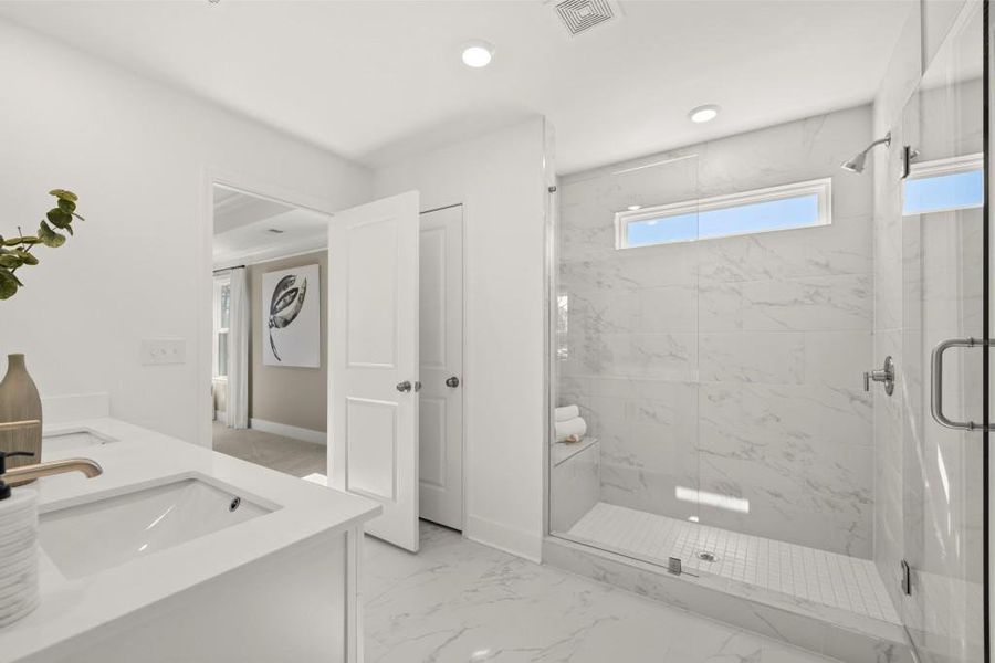 Furnished interior view inside a new home in Wellington Estates, Madison (Image 26). Furnished interior view inside a new home in Wellington Estates, Madison (Image 26).