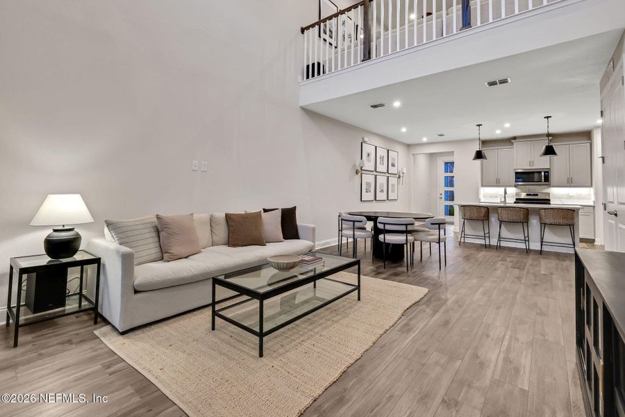 Furnished interior view inside a new home in , Jacksonville (Image 35).