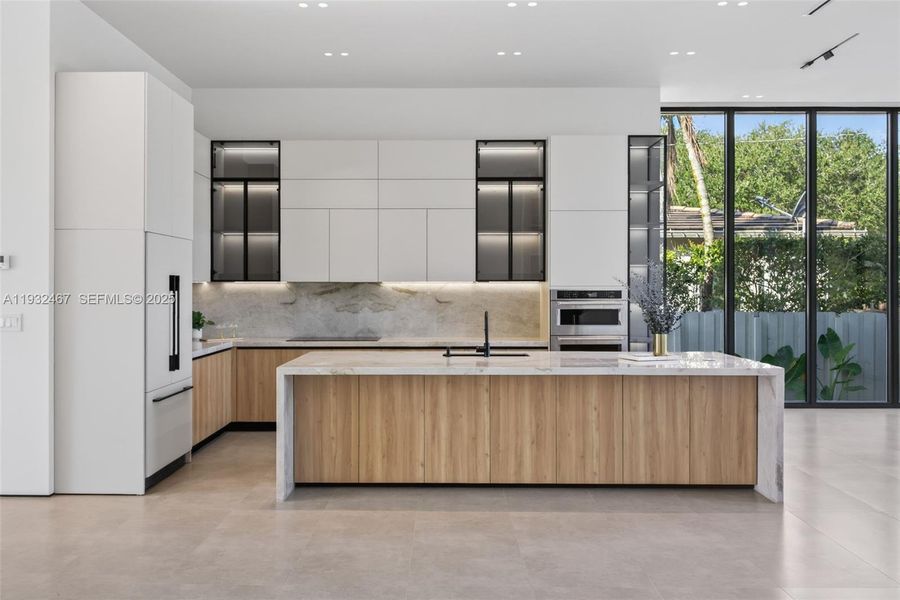 Furnished interior view inside a new home in , Miami Springs (Image 3).