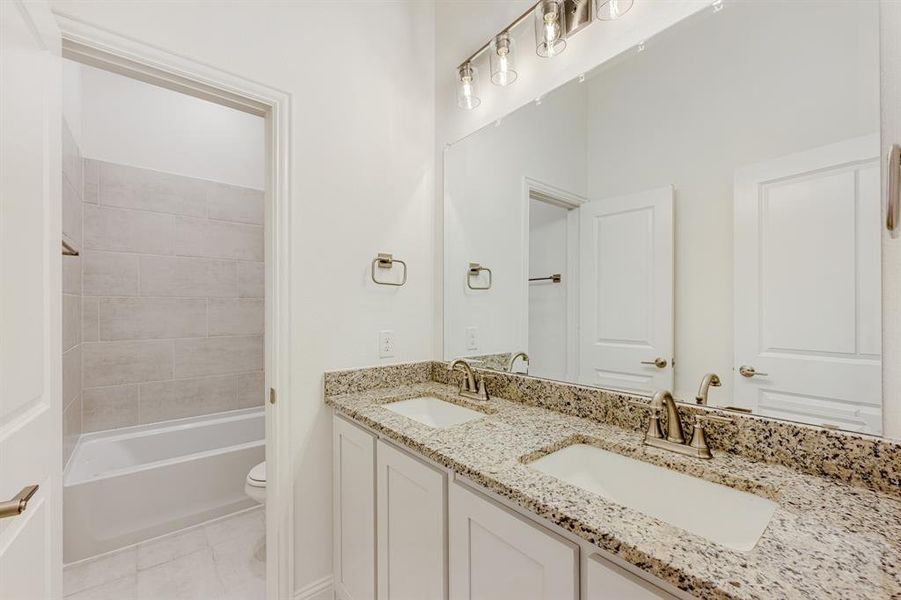 Furnished interior view inside a new home in Hunters Ridge, Crowley (Image 12). Furnished interior view inside a new home in Hunters Ridge, Crowley (Image 12).