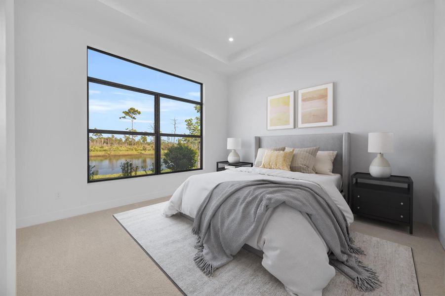 Furnished interior view inside a new home in Cove Royale, Stuart (Image 9). Furnished interior view inside a new home in Cove Royale, Stuart (Image 9).