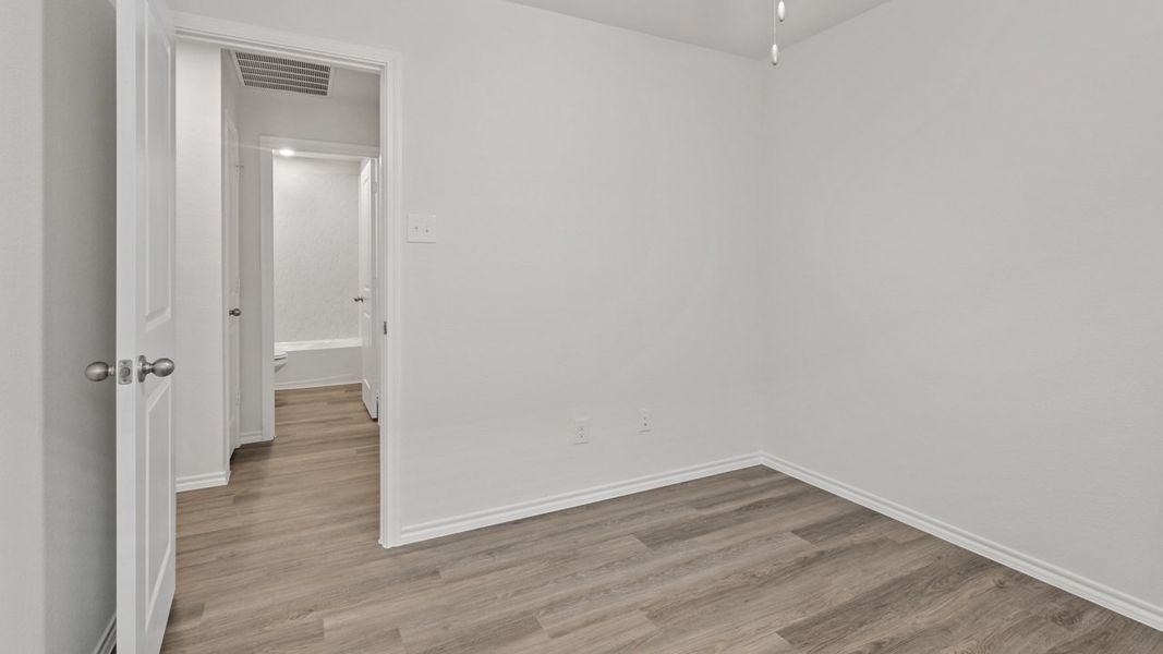 Representative unfurnished interior of a home built from the 1582 Shelby (Enclave Plan) by D.R. Horton in Elevon, Lavon (Image 15). Representative unfurnished interior of a home built from the 1582 Shelby (Enclave Plan) by D.R. Horton in Elevon, Lavon (Image 15).