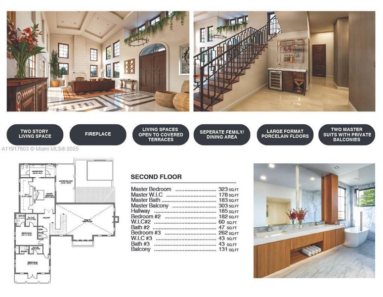 2D floor plan layout of this home in , Coral Gables, FL (Image 3).