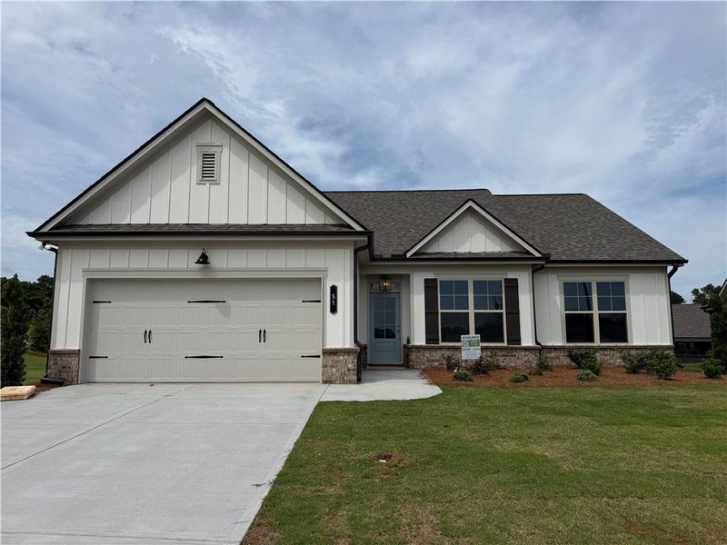 Front exterior of a new home in , Jefferson, GA, highlighting curb appeal (Image 1). Front exterior of a new home in , Jefferson, GA, highlighting curb appeal (Image 1).
