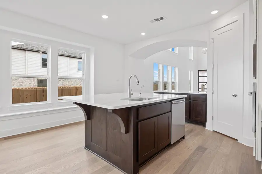 Furnished interior view inside a new home in Santa Rita Ranch, Liberty Hill (Image 9).