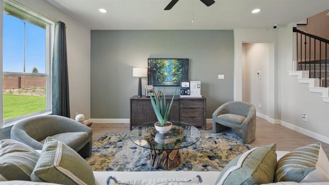 Furnished interior view inside a new home in Eagle Creek, Denton (Image 18).