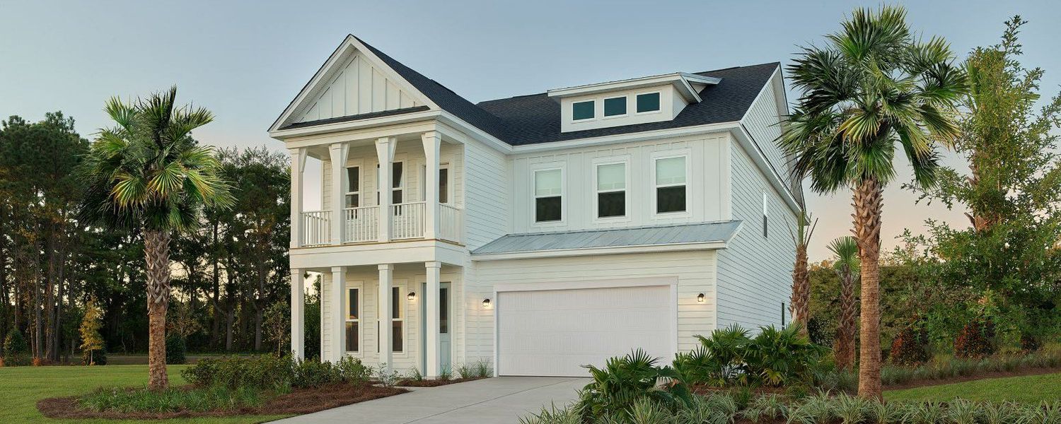 Representative exterior photo of a completed home built from the Palermo by Ashton Woods in Blue Heron Retreat: Oasis Series, Little River, SC (Image 2).