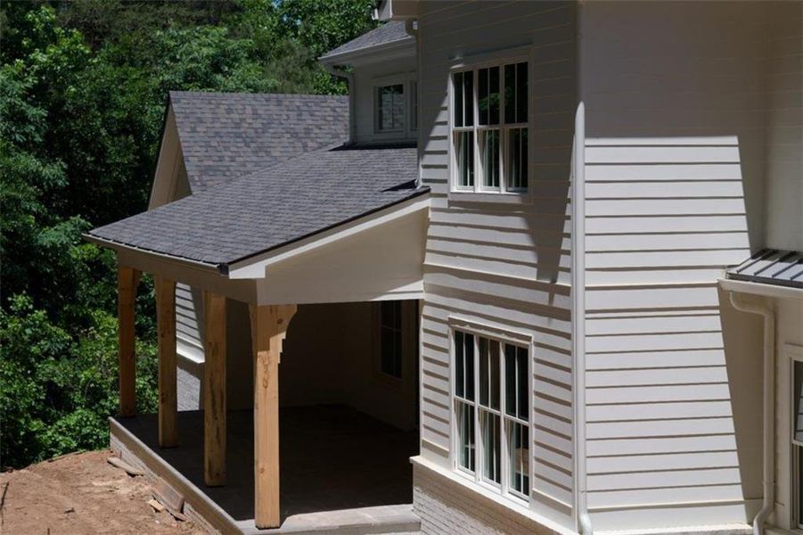 Exterior details and patio area of a home in , Roswell (Image 22). Exterior details and patio area of a home in , Roswell (Image 22).