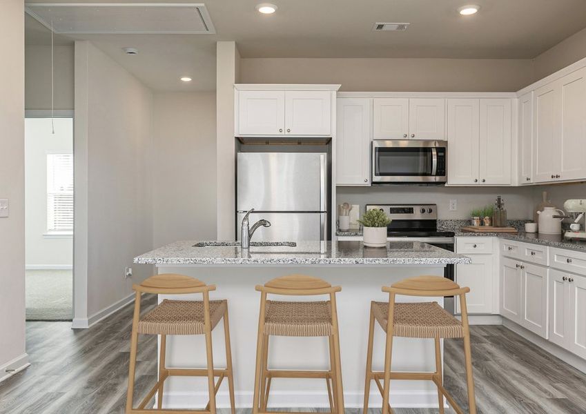 Whip up your favorite meals in the upgraded kitchen