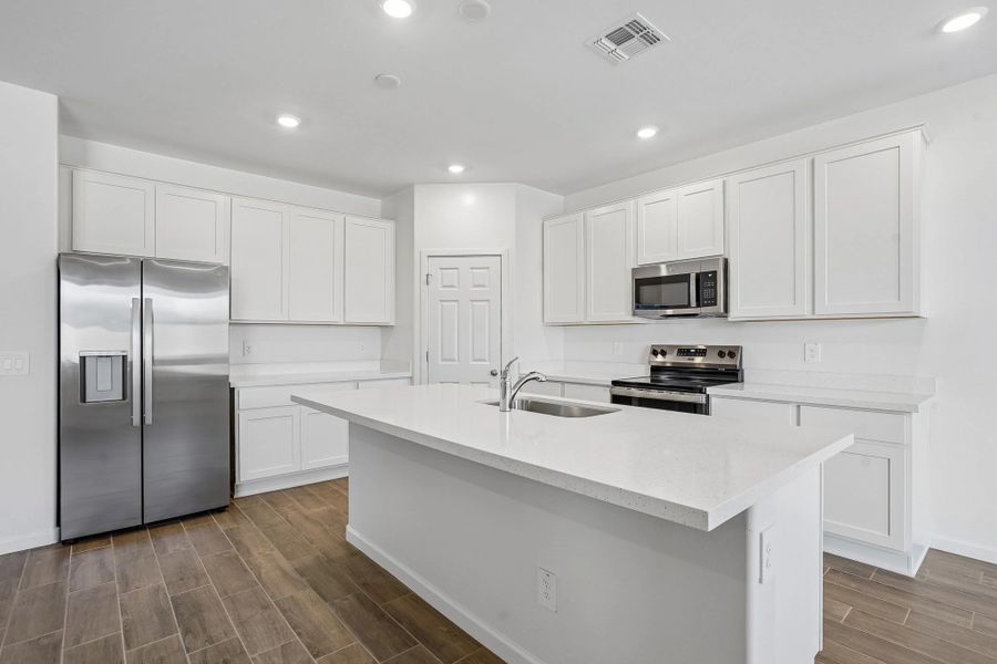 Kitchen featuring the Essentials finishes Kitchen featuring the Essentials finishes