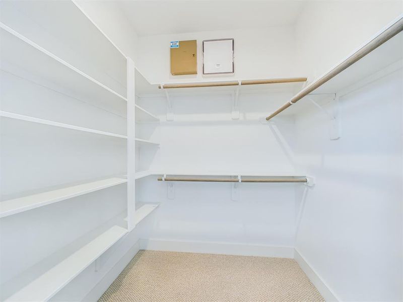 Walk-in closet - primary bedroom