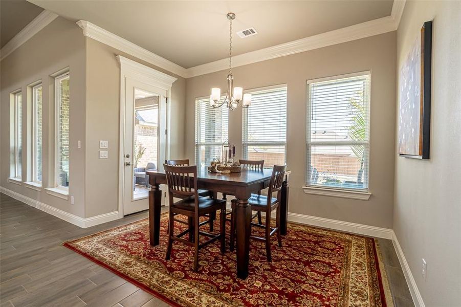 Furnished interior view inside a new home in , Stephenville (Image 9).