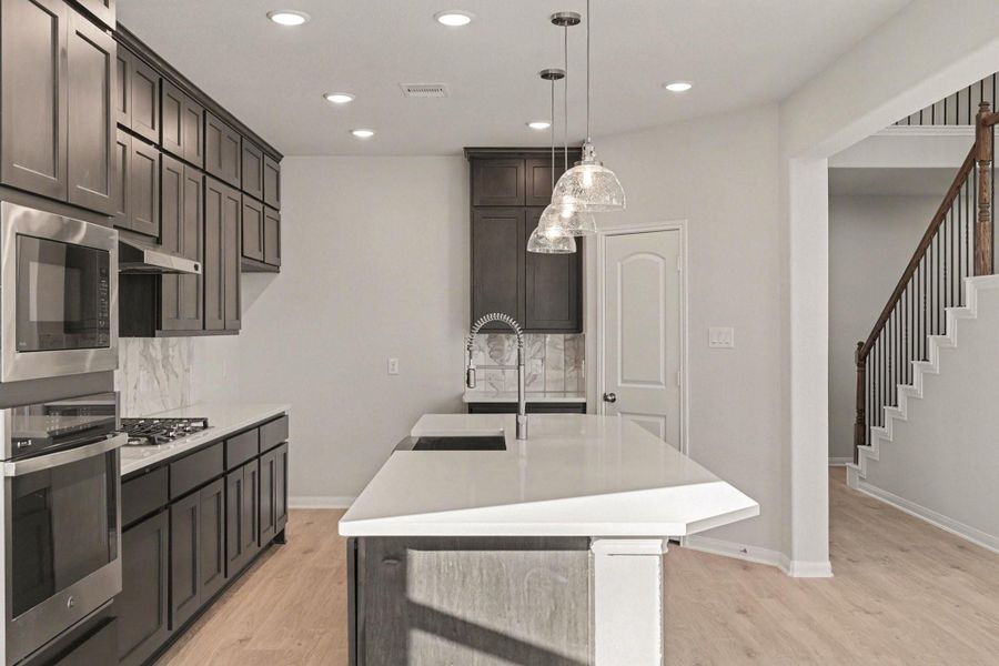 Furnished interior view inside a new home in Rose Hill Estates, Willis (Image 9).