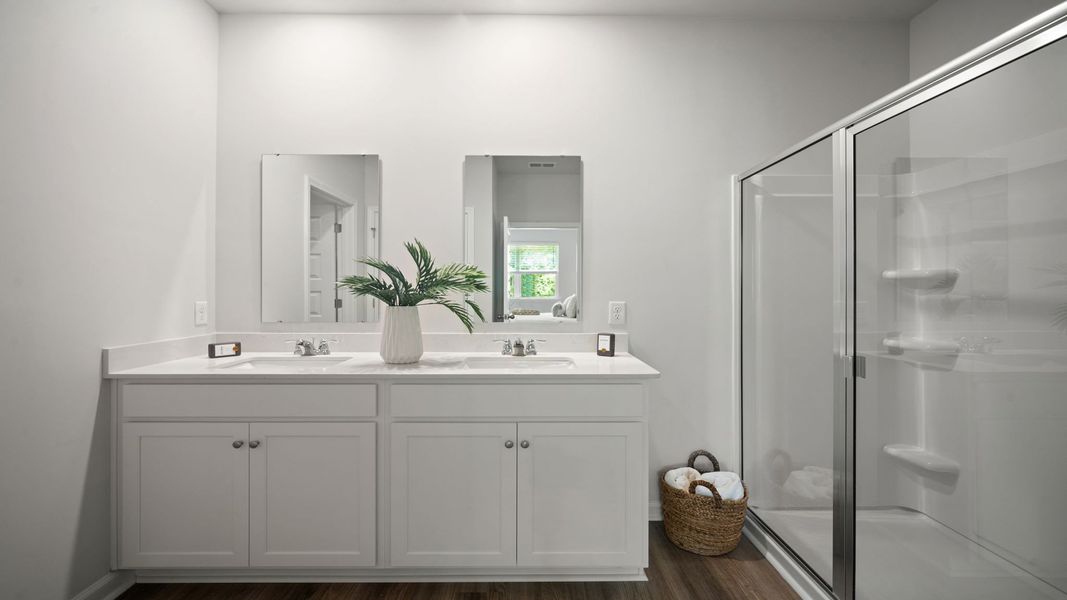 Furnished interior view inside a new home in Fernhill Farms, Statesboro (Image 11).