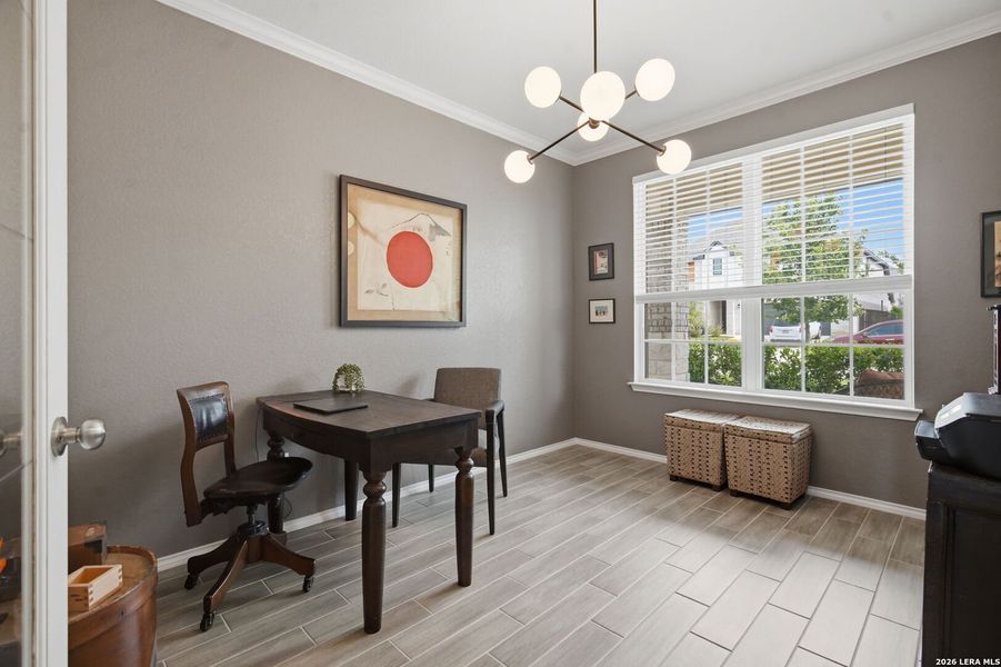 Furnished interior view inside a new home in Bison Ridge, San Antonio (Image 8).