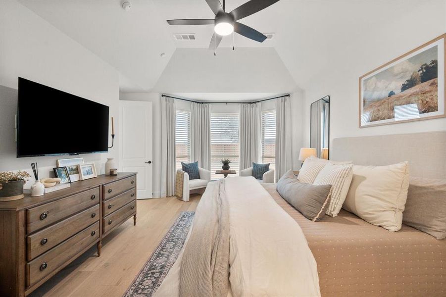 Furnished interior view inside a new home in BridgeWater, Midlothian (Image 9).