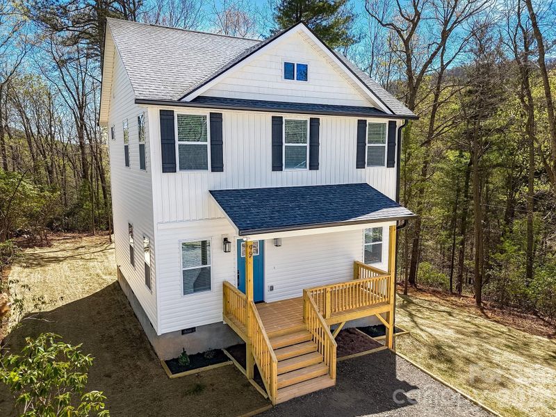 Exterior details and patio area of a home in , Fairview (Image 3).