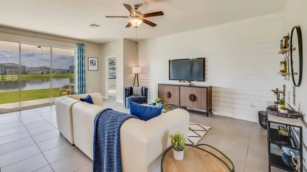 Furnished interior view inside a new home in Briarwood, Alachua (Image 8).