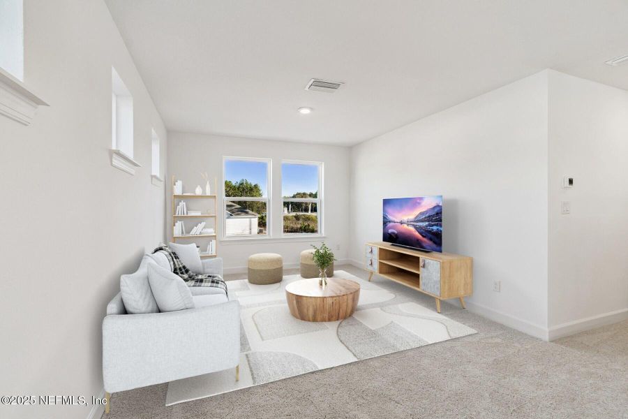 Furnished interior view inside a new home in Evergreen Island at Silverleaf - Classic, St. Augustine (Image 6).