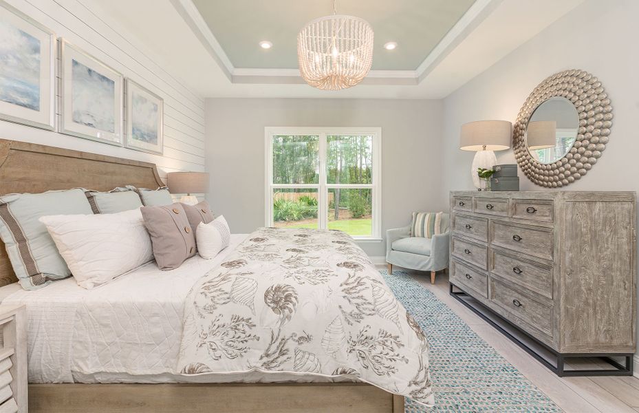 Furnished interior view inside a new home in Midpoint at New Riverside, Bluffton (Image 8).