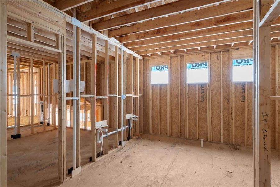 In-progress construction of a new home in , Fairburn, GA (Image 49).