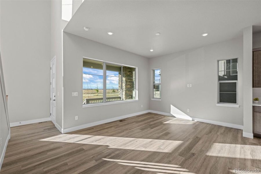 Spacious, unfurnished interior of a new home in Painted Prairie, Aurora (Image 16). Spacious, unfurnished interior of a new home in Painted Prairie, Aurora (Image 16).