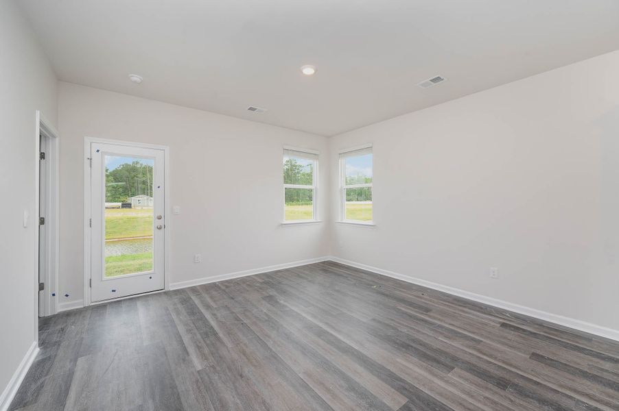 Representative unfurnished interior of a home built from the SULLIVAN by D.R. Horton in Summerville, Darlington (Image 14).