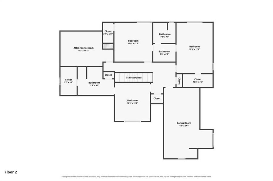 2D floor plan layout of this home in , Bishop, GA (Image 44).