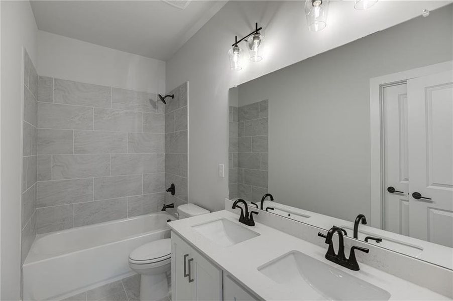 Furnished interior view inside a new home in , Buford (Image 17).