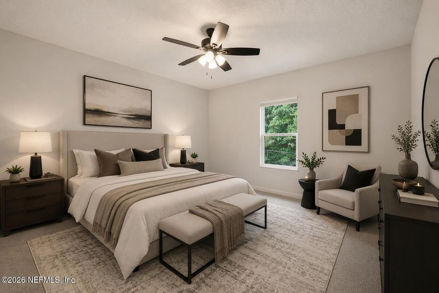 Furnished interior view inside a new home in , Jacksonville (Image 6).