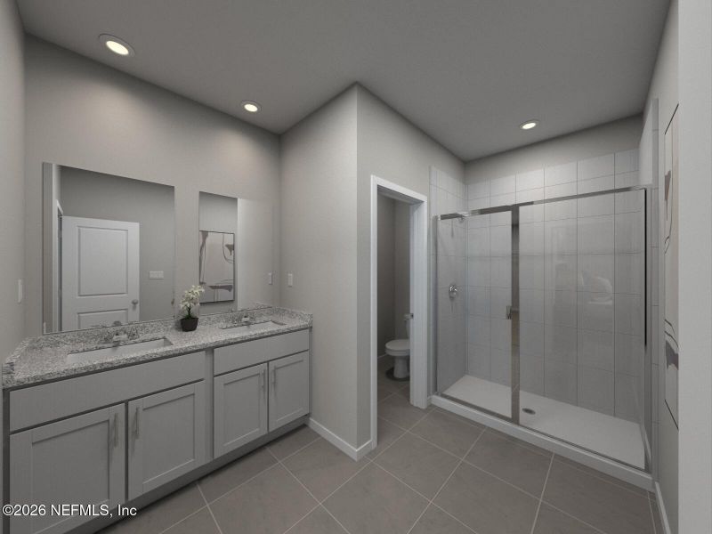 Furnished interior view inside a new home in Kings Preserve, Jacksonville (Image 7).