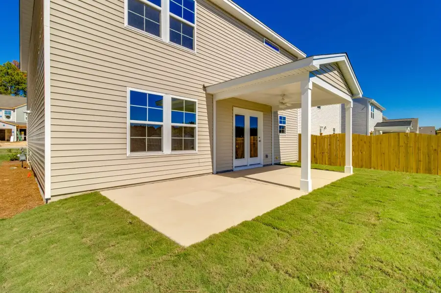 Exterior details and patio area of a home in Bluefield, Lexington (Image 4).