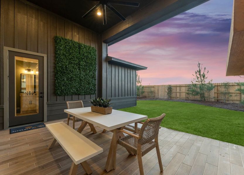 Furnished interior view inside a new home in Fulshear Lakes Gardens, Fulshear (Image 36). Furnished interior view inside a new home in Fulshear Lakes Gardens, Fulshear (Image 36).