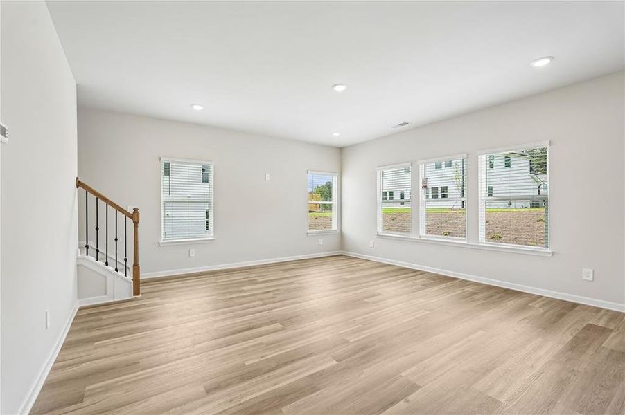 Spacious, unfurnished interior of a new home in Northwoods at Mirror Lake, Villa Rica (Image 53).