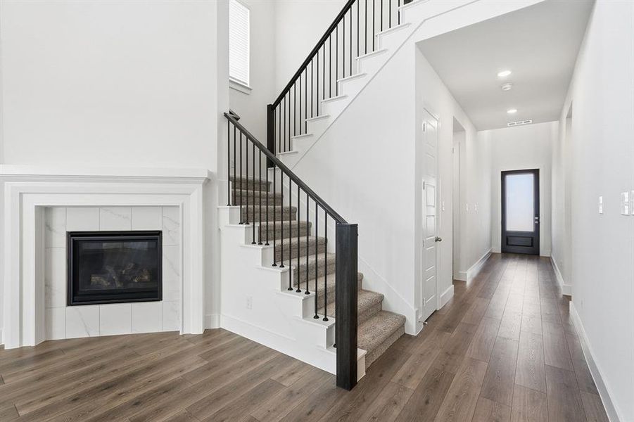Spacious, unfurnished interior of a new home in Sandbrock Ranch, Aubrey (Image 19). Spacious, unfurnished interior of a new home in Sandbrock Ranch, Aubrey (Image 19).