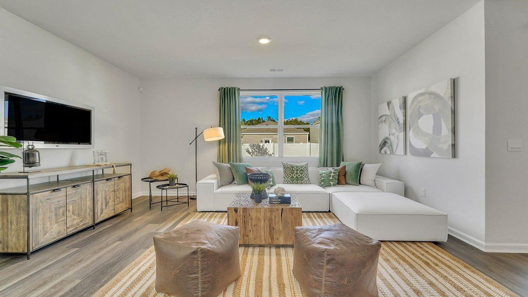 Furnished interior view inside a new home in The Retreat at East Argent, Ridgeland (Image 6). Furnished interior view inside a new home in The Retreat at East Argent, Ridgeland (Image 6).