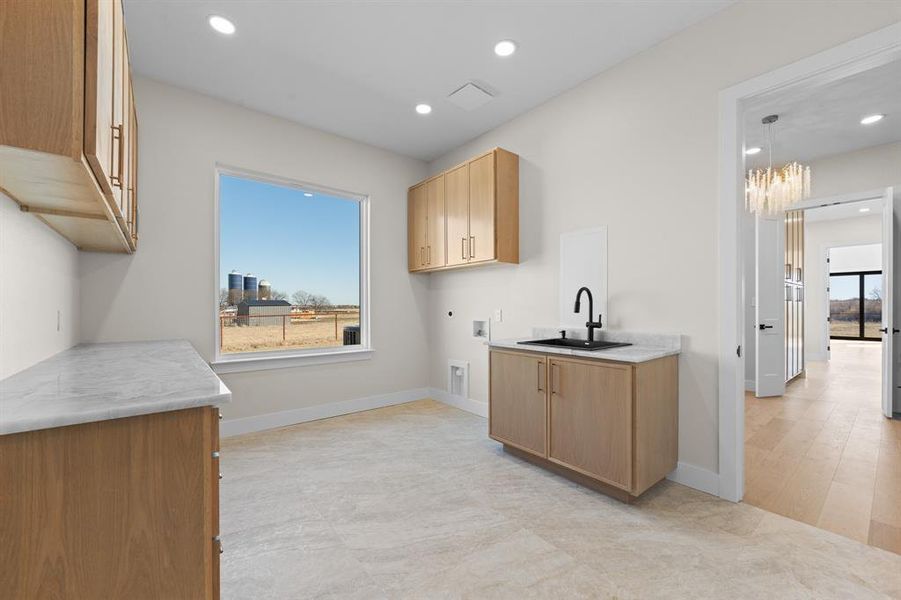Furnished interior view inside a new home in , Godley (Image 6).