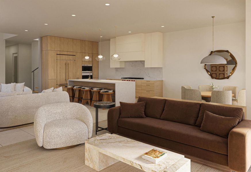 Furnished interior view inside a new home in , Boca Raton (Image 6). Furnished interior view inside a new home in , Boca Raton (Image 6).