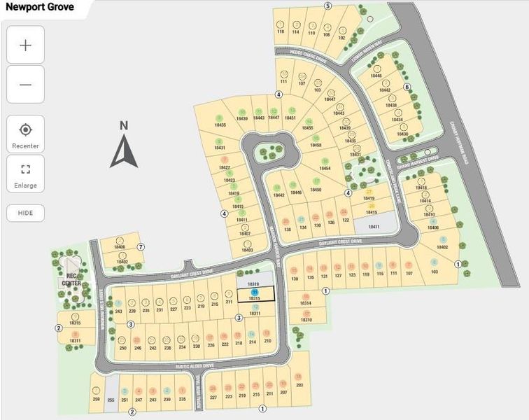 Newport Grove Sitemap