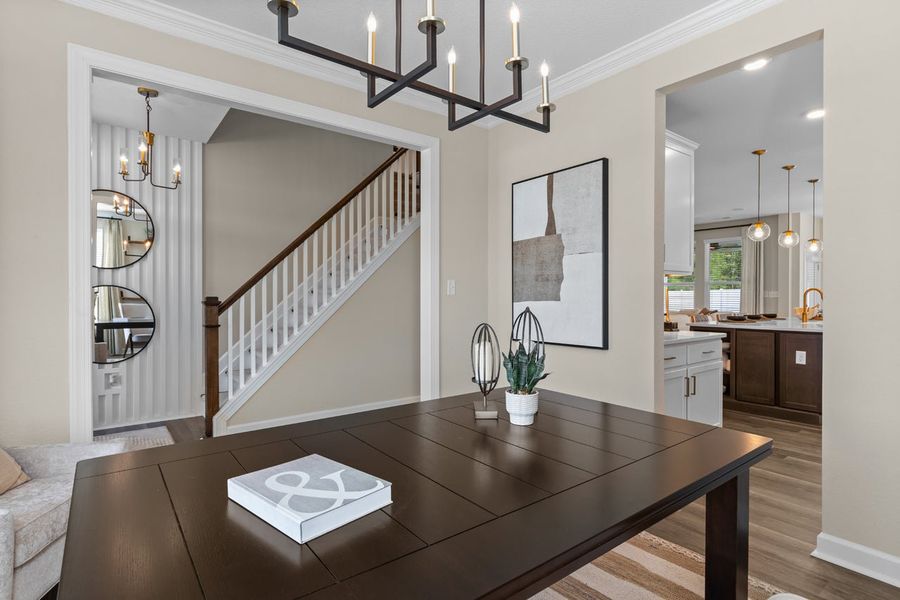 Representative furnished interior of a home built from the The Waverunner by Chesapeake Homes in Coastal Club of the Carolinas, Calabash (Image 11).