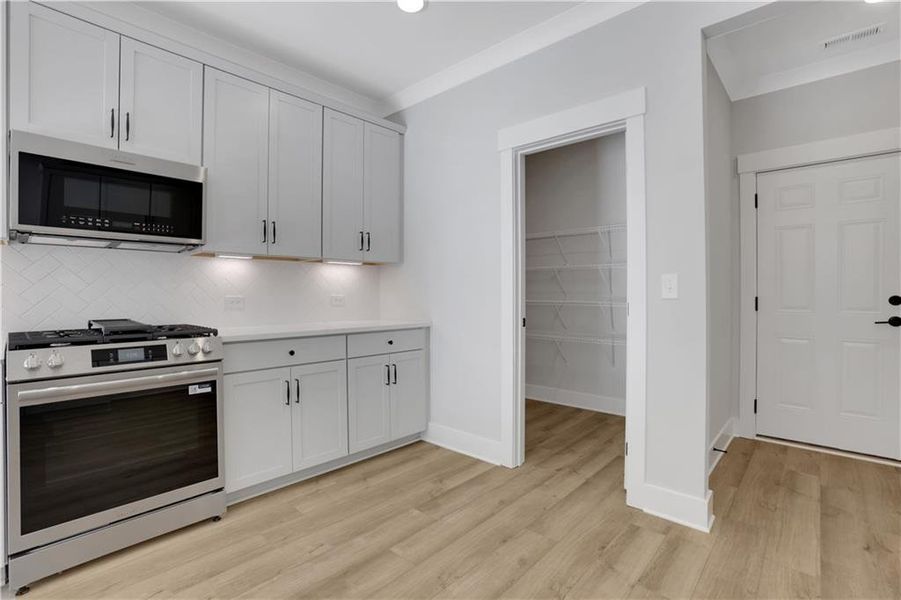 Furnished interior view inside a new home in Villas at Dawsonville, Dawsonville (Image 9). Furnished interior view inside a new home in Villas at Dawsonville, Dawsonville (Image 9).