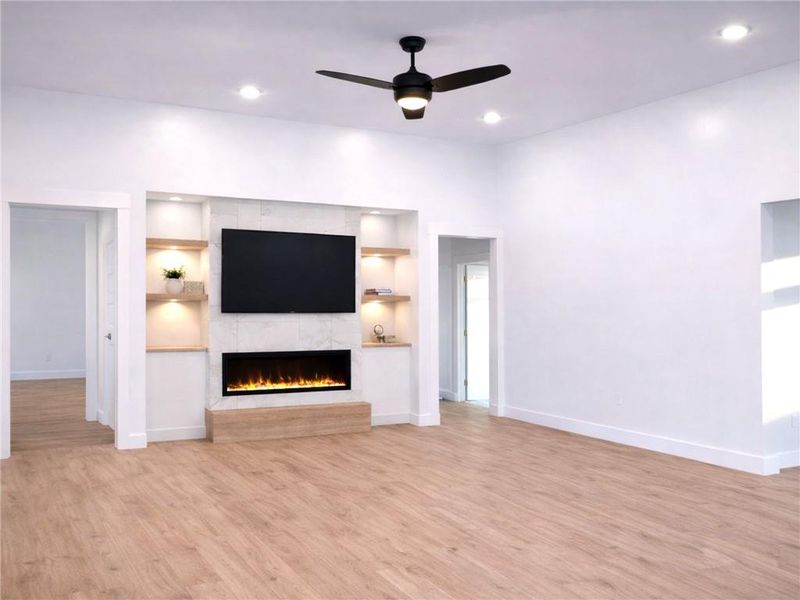 Spacious, unfurnished interior of a new home in , Cleveland (Image 8).