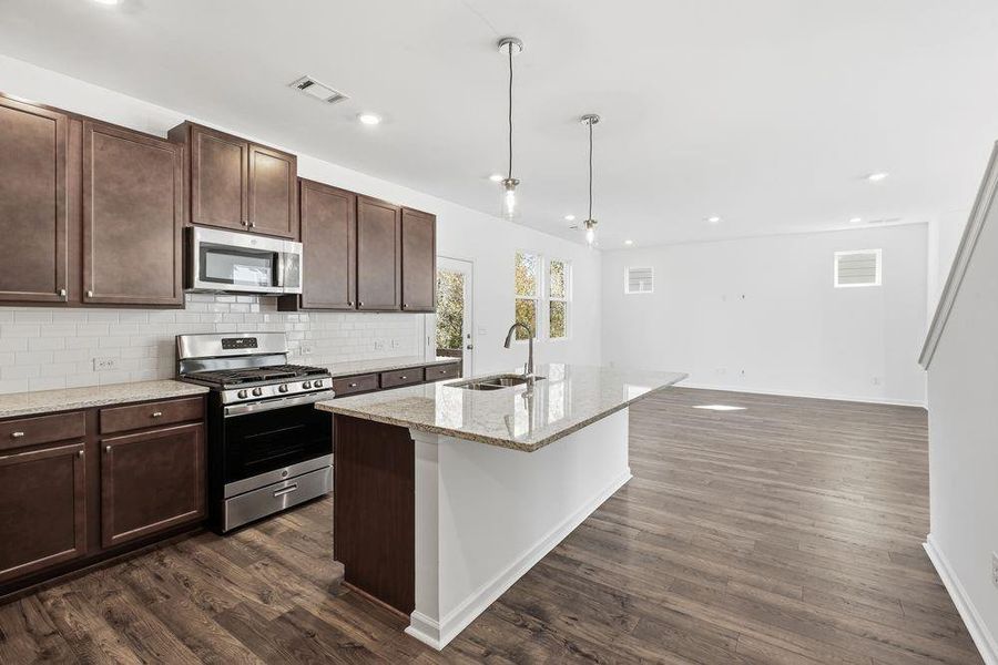 Furnished interior view inside a new home in Falls Creek, Flowery Branch (Image 5).