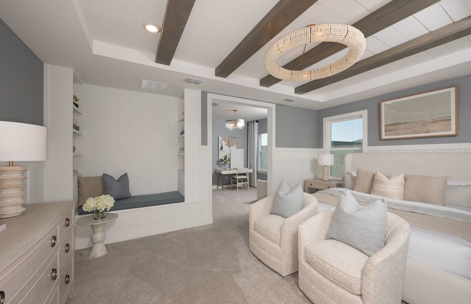 Representative furnished interior of a home built from the Roseland by Pulte Homes in Vida's Way, Wesley Chapel (Image 7).