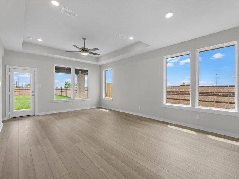 Spacious, unfurnished interior of a new home in Mason Woods, Cypress (Image 18). Spacious, unfurnished interior of a new home in Mason Woods, Cypress (Image 18).