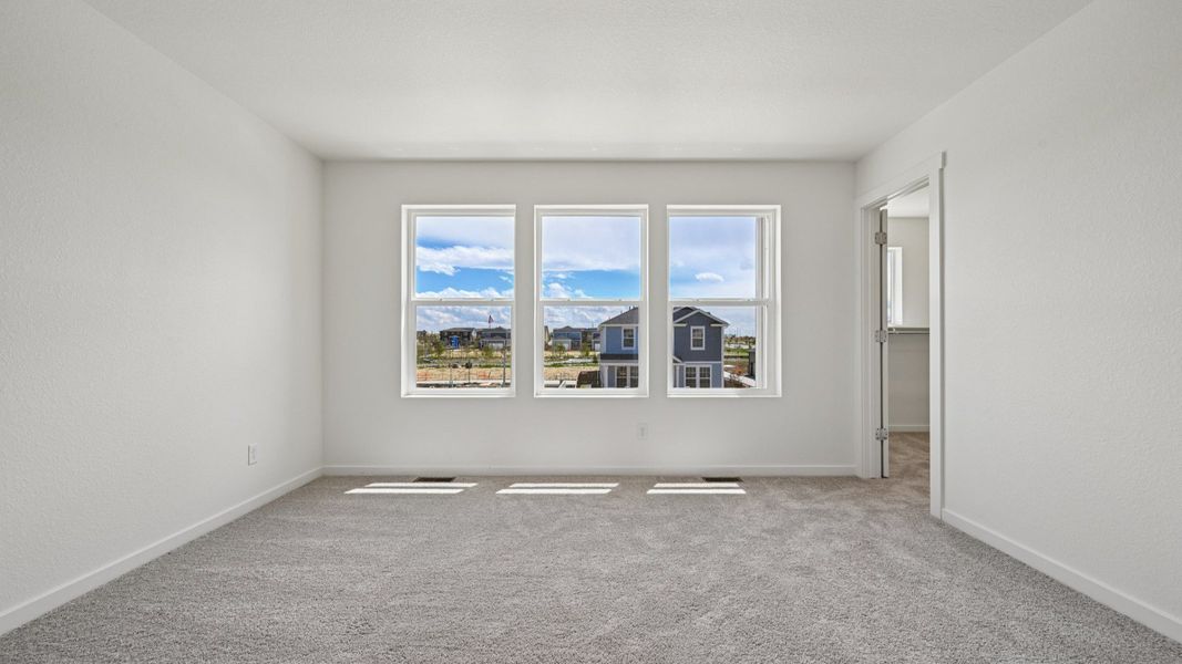 Furnished interior view inside a new home in Windler Townhomes, Aurora (Image 40). Furnished interior view inside a new home in Windler Townhomes, Aurora (Image 40).