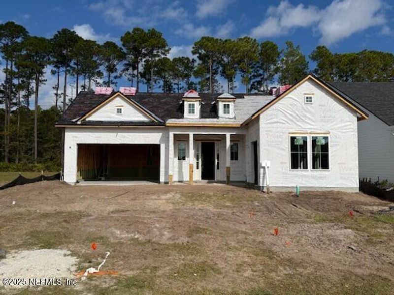 In-progress construction of a new home in Amelia National Country Club, Fernandina Beach, FL (Image 35).